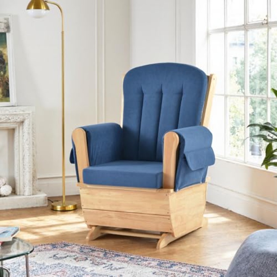 Baby Nursery Glider Chair - SafeRocker Standard Glider Rocker - Baby