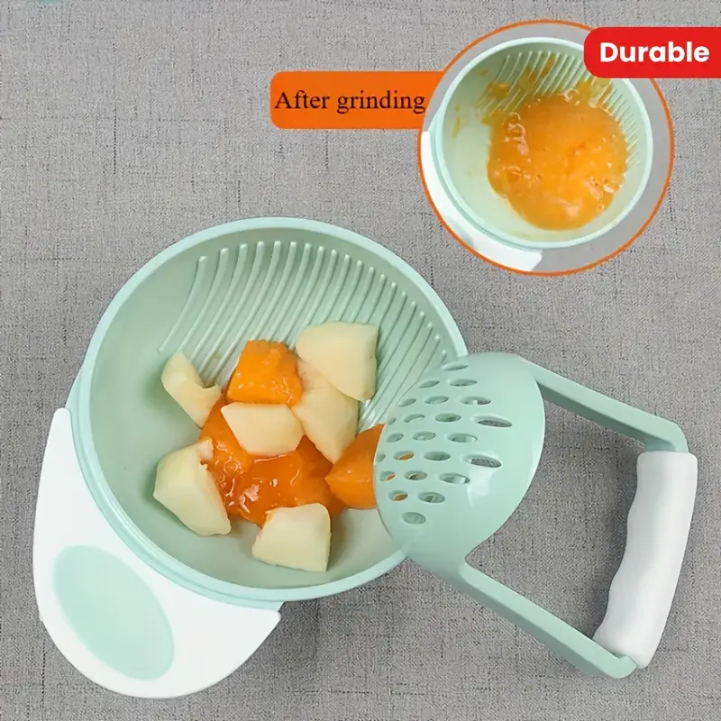Baby Food Processor - 1pc Polypropylene Manual Food Grinder, Fruit