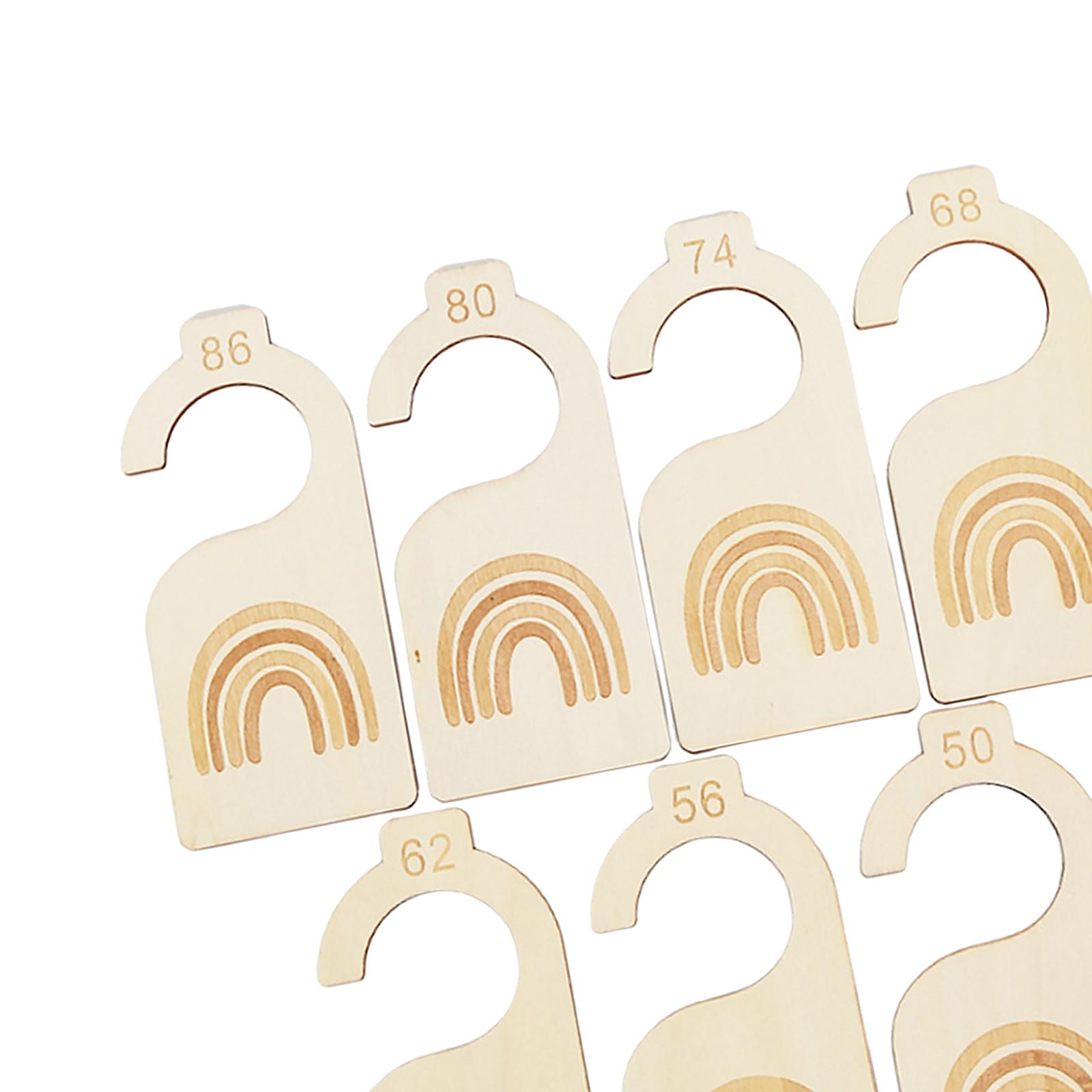 Baby Nursery Age - 7x Baby Clothes Size Hanger Organizer