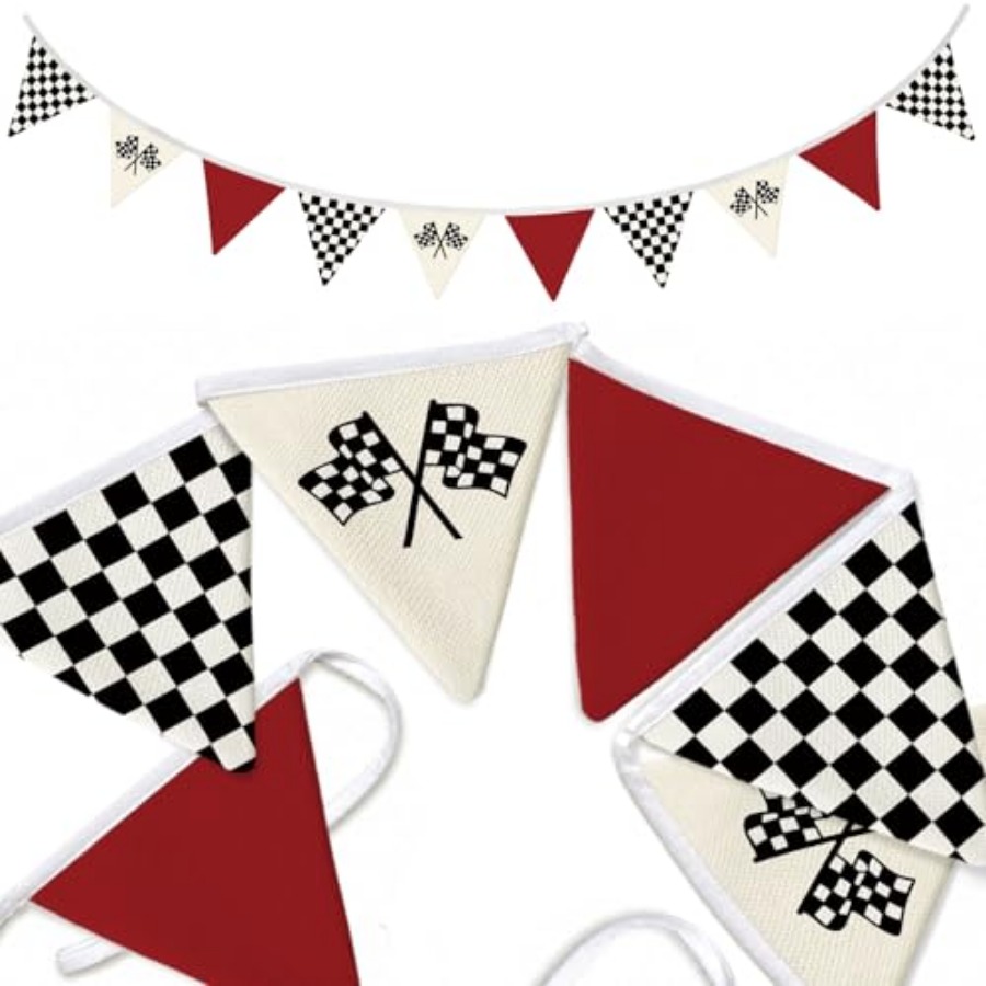 Baby Nursery Bunting - Cars Room Decor for Toddler Nursery