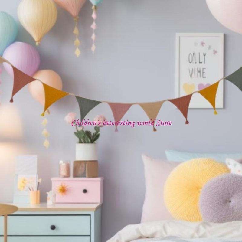 Baby Nursery Bunting - Easy Hanging Bunting Garland Vintage Nursery