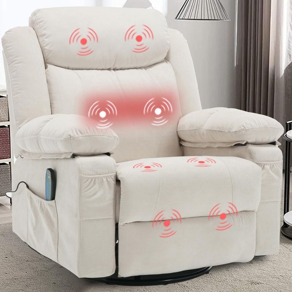 Rocking Chair Nursery - Rocker Recliner Chair with Massage amp