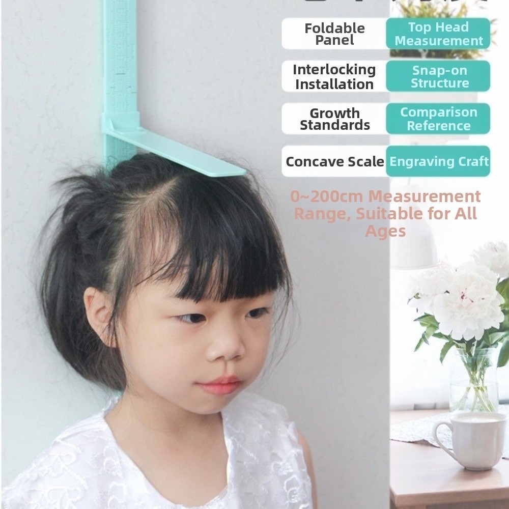 Growth Chart Ruler - 0-2M Kids Height Ruler Sliding Measuring