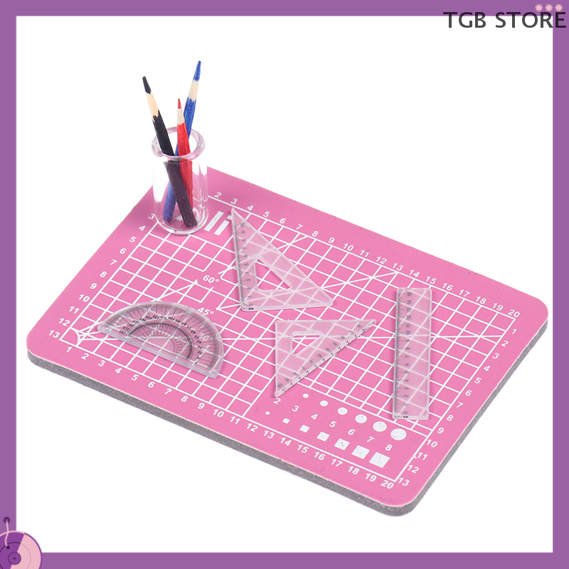 Diaper Caddy Organizer - 1Set 1:12 Miniature Cutting Mat Ruler
