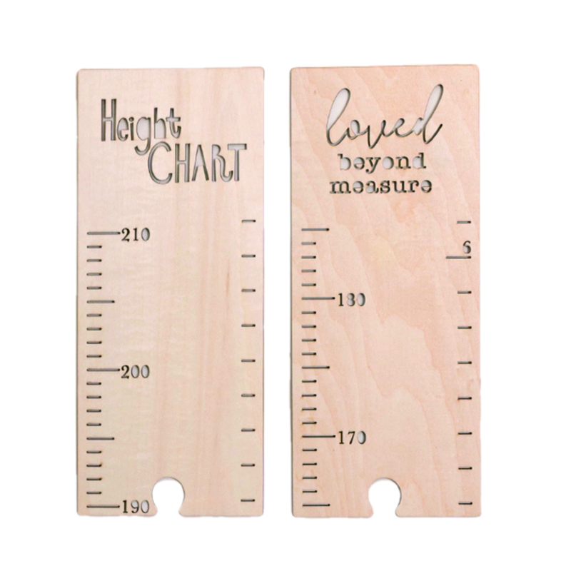Growth Chart Ruler - Nordic Wooden Splicing Kids Height Growth
