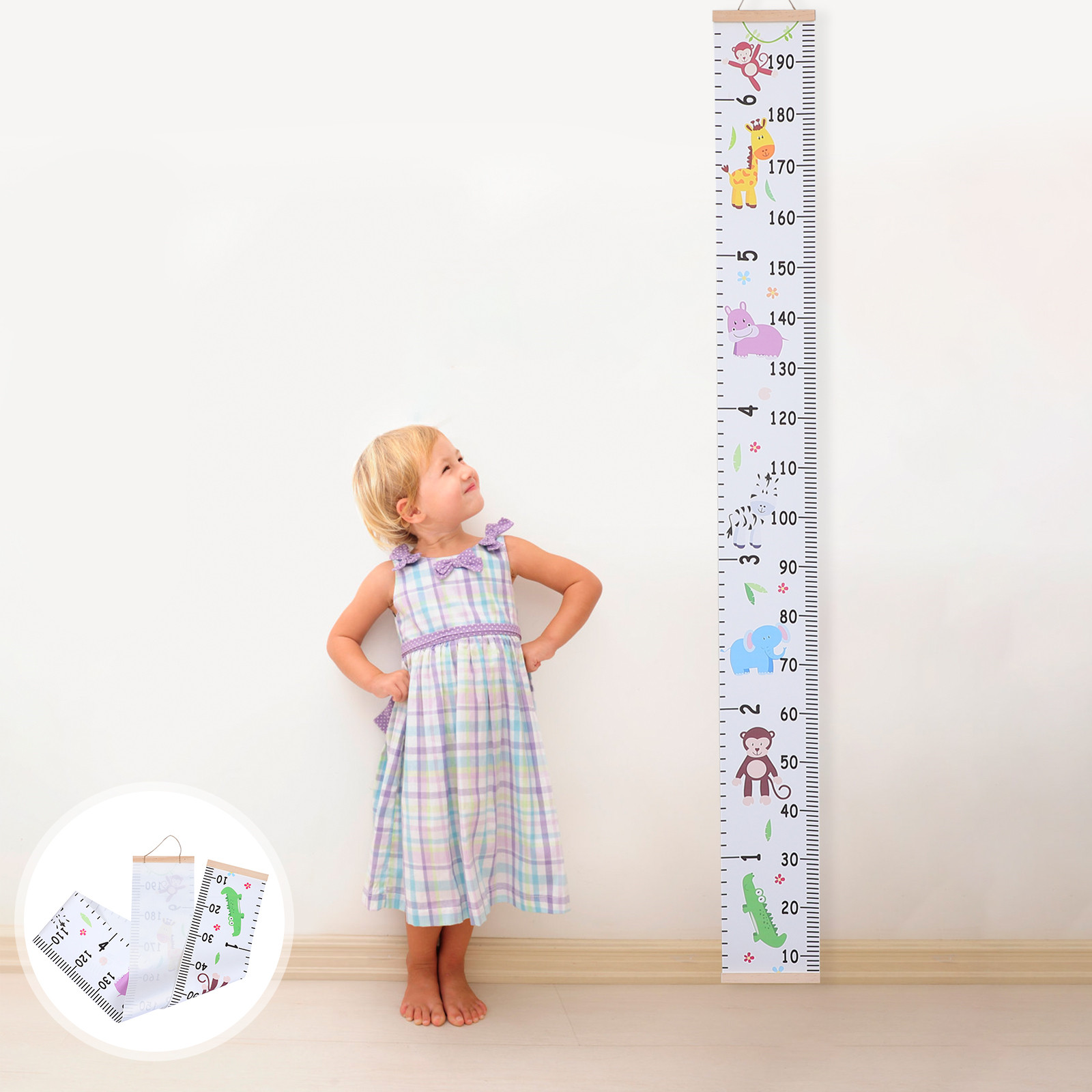 Cartoon Height Ruler Removable - Growth Chart Ruler ulasan dan harga