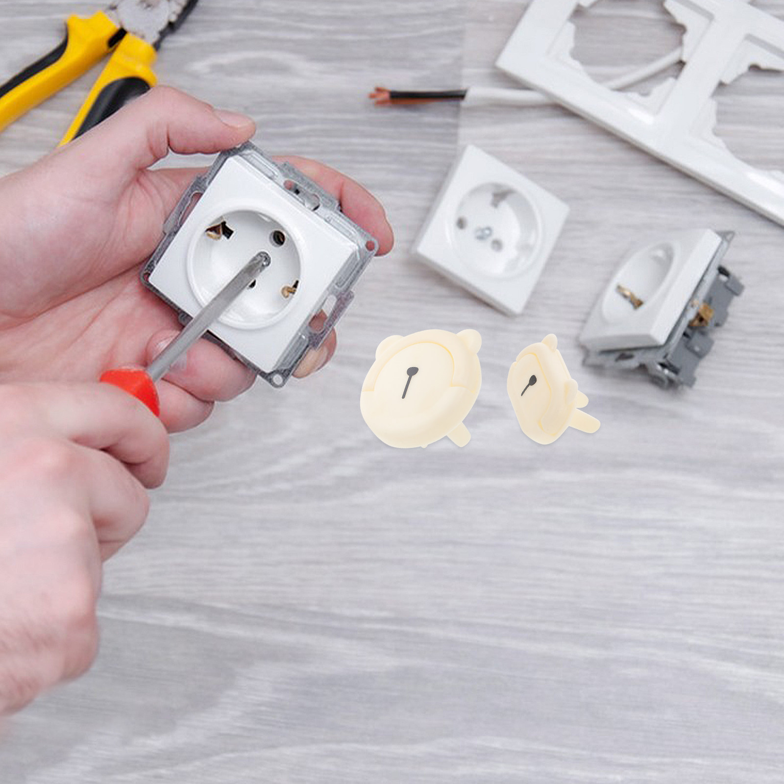 10Pcs Safety Outlet Covers Bab - Outlet Cover Childproof ulasan dan harga