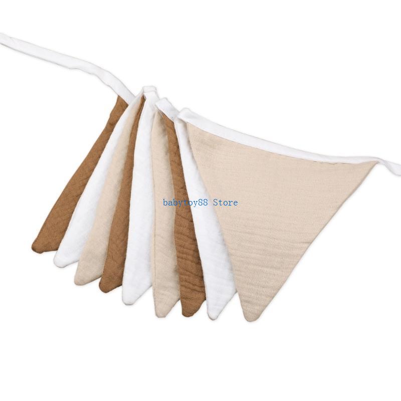 Y4UD Modern Triangle Garlands  - Baby Nursery Bunting ulasan dan harga