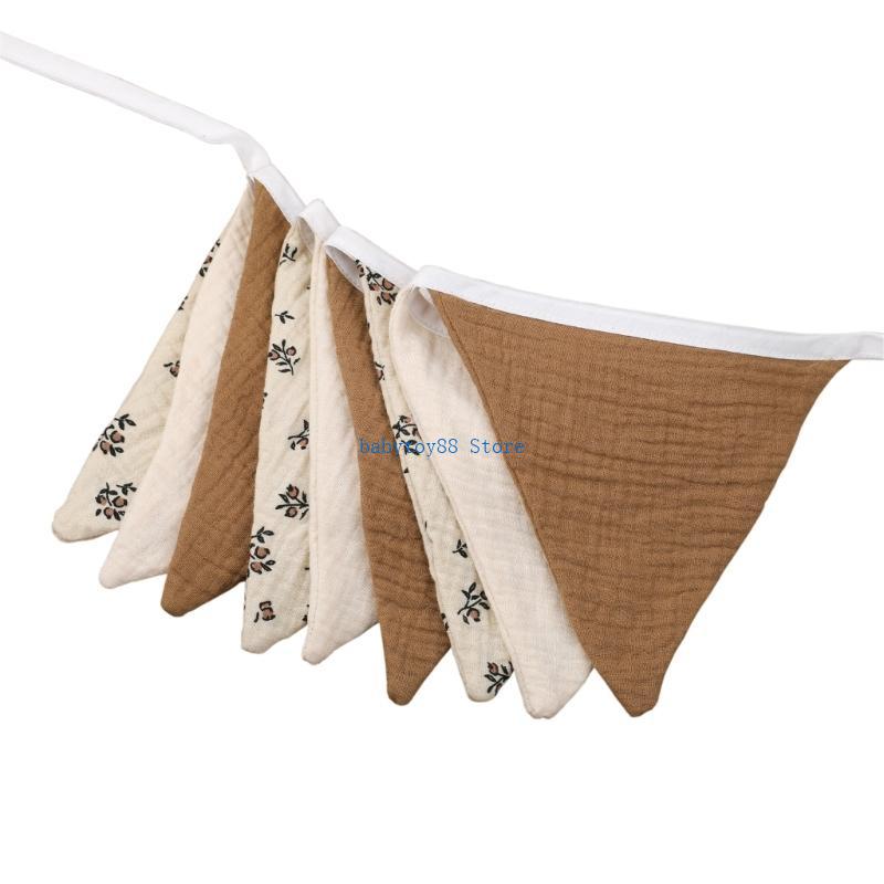 Y4UD Modern Triangle Garlands  - Baby Nursery Bunting ulasan dan harga