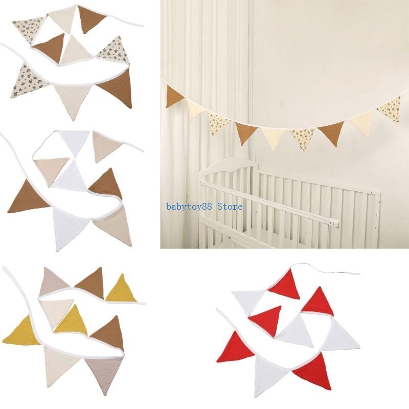 Y4UD Modern Triangle Garlands  - Baby Nursery Bunting ulasan dan harga