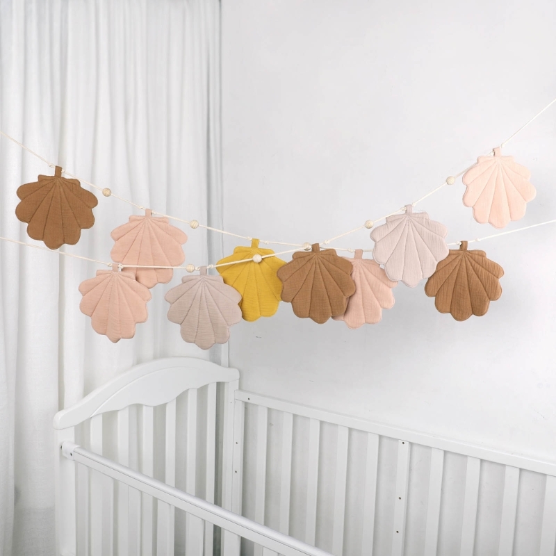 Organic Cotton Leaf Shape Baby - Baby Nursery Bunting ulasan dan harga