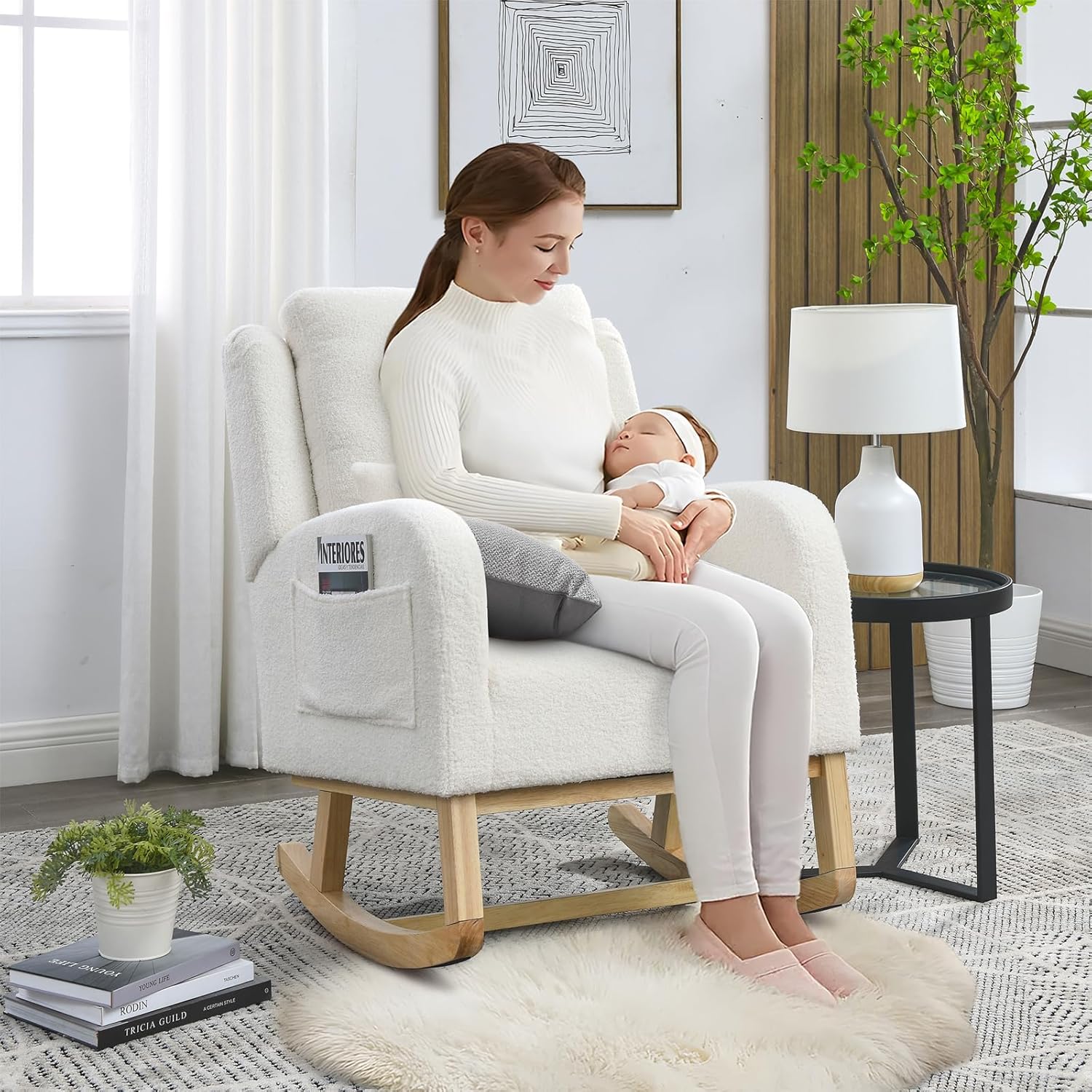 Rocking Glider Chair for Nurse - Rocking Chair Nursery ulasan dan harga