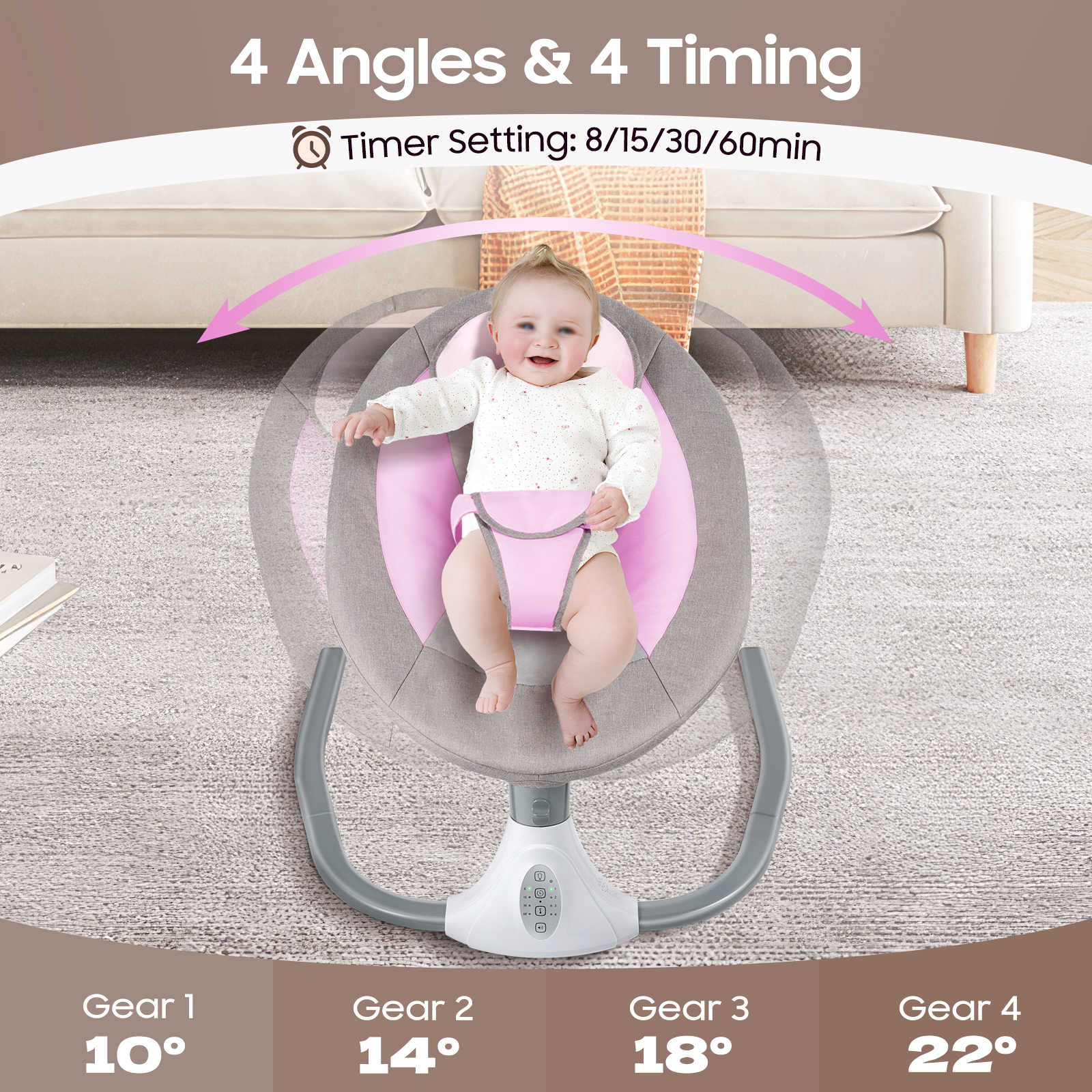 Baby Rocking Chair 0-18 Months - Baby Nursery Rocking Chair ulasan dan harga