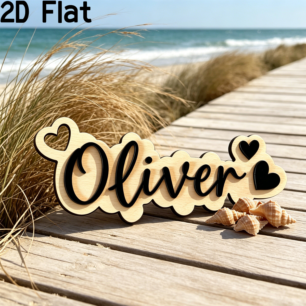 1Pc Custom Love Decor Wooden A - Baby Nursery Office ulasan dan harga