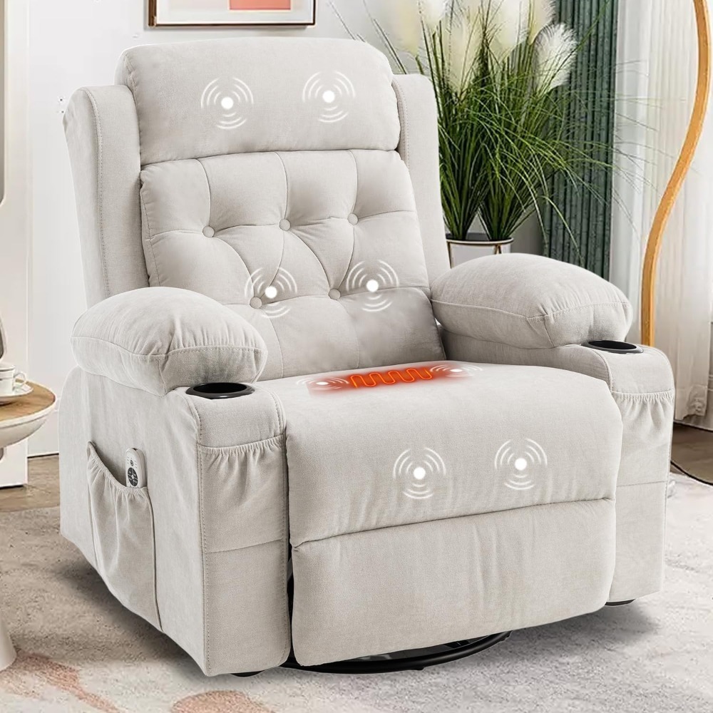 Rocker Swivel Recliner Chair w - Rocking Chair Nursery ulasan dan harga