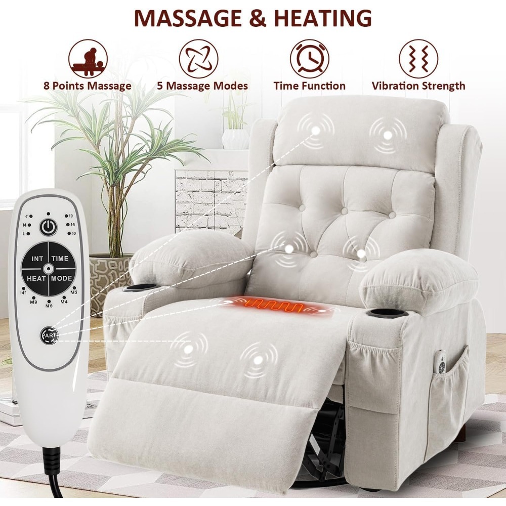 Rocker Swivel Recliner Chair w - Rocking Chair Nursery ulasan dan harga