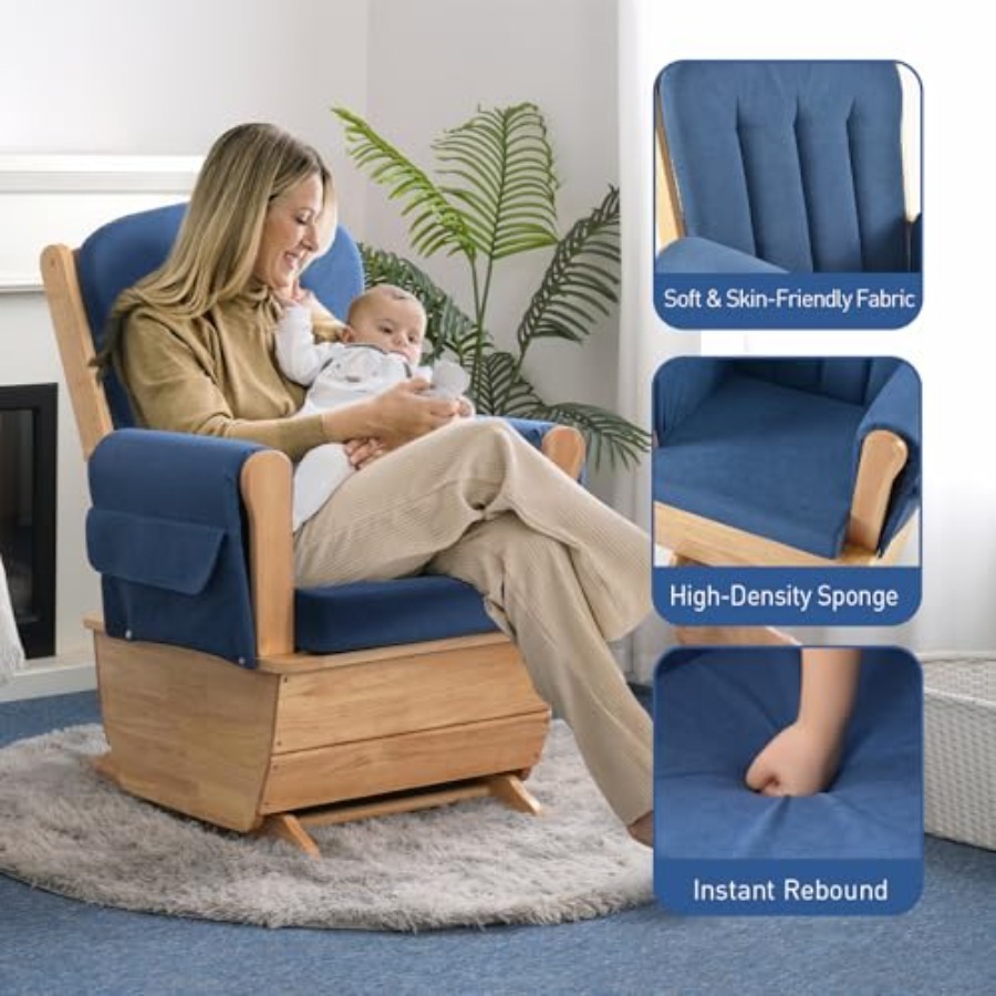 SafeRocker Standard Glider Roc - Baby Nursery Glider Chair ulasan dan harga