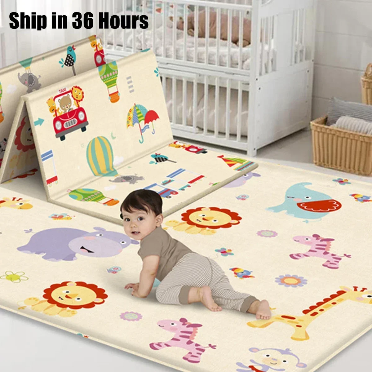 Educational Foldable Baby Play - Baby Nursery Rug ulasan dan harga