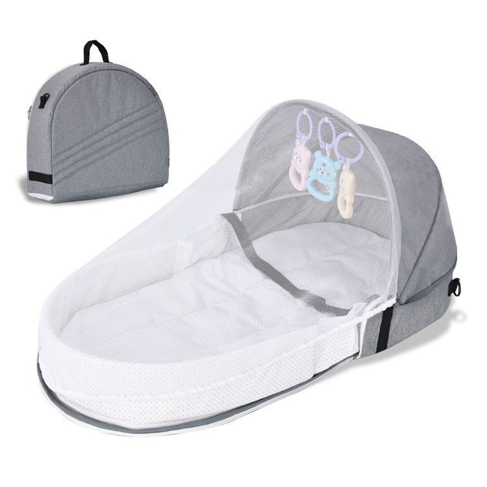 Portable Travel Baby Crib Fold - Rocking Chair Nursery ulasan dan harga