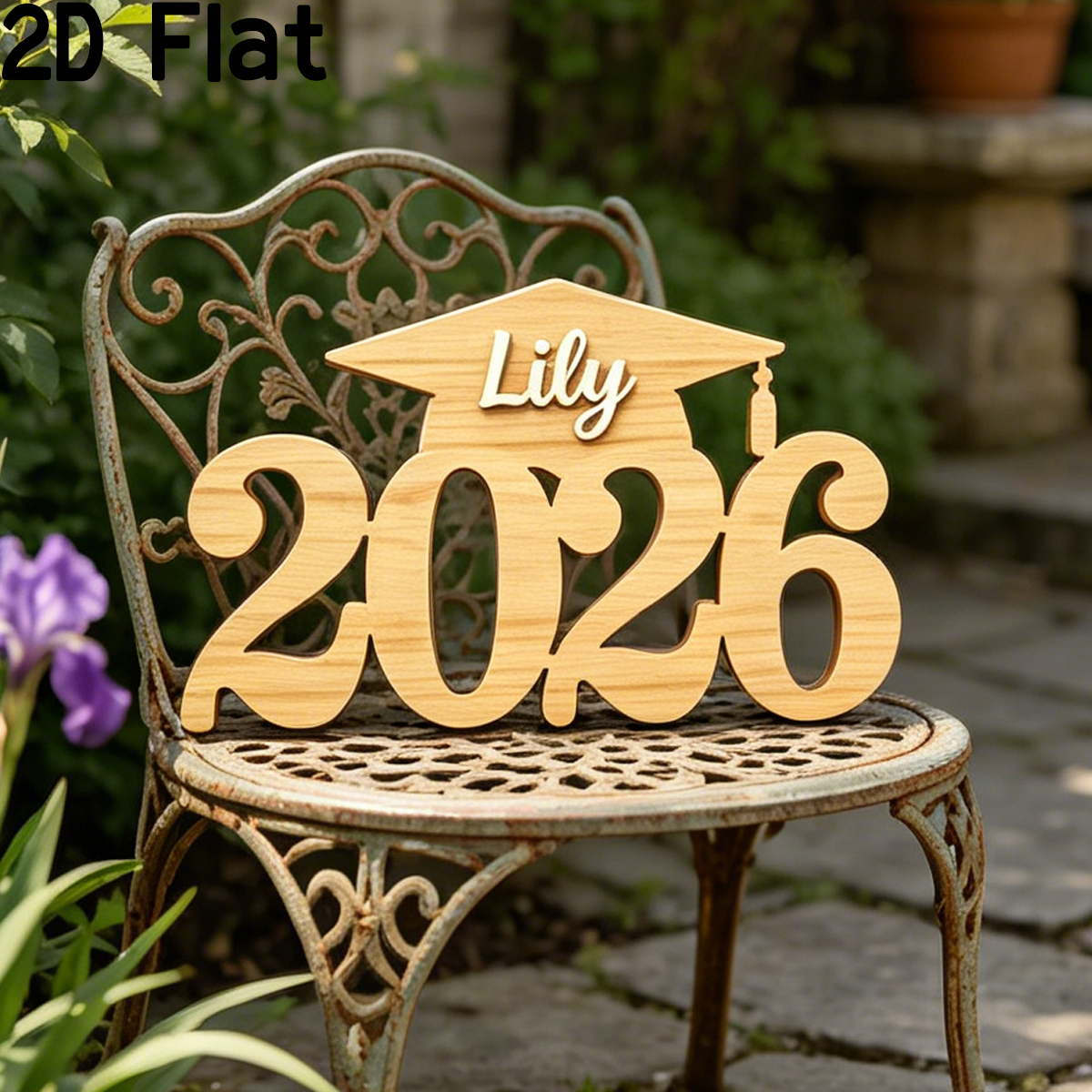 1Pc Custom Name Wooden Acrylic - Baby Nursery Office ulasan dan harga