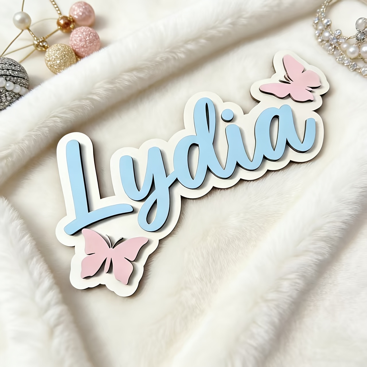 Personalized Blue & Pink Butte - Baby Nursery Pink ulasan dan harga