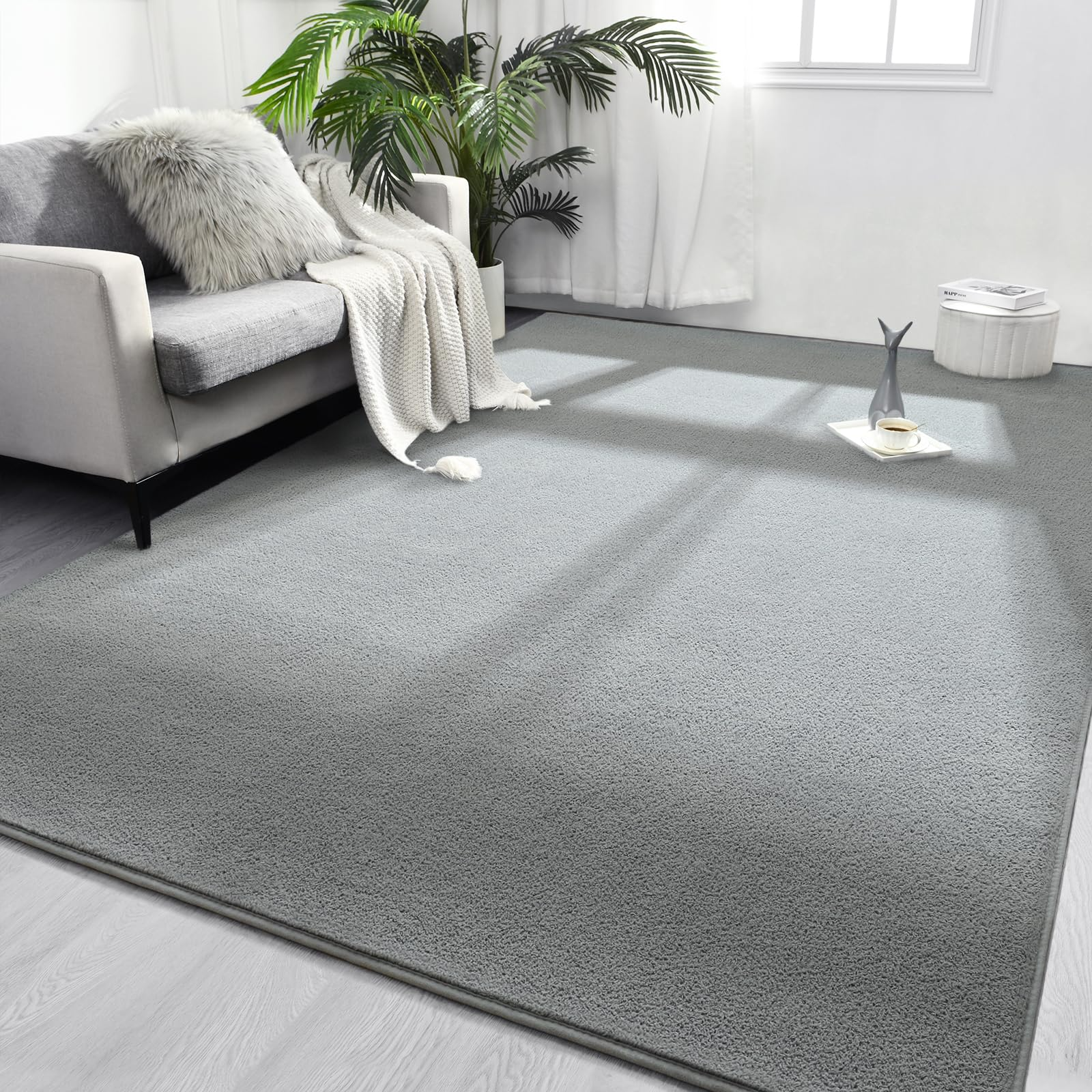 VIKAMA Solid Color Living Room - Baby Nursery Rug ulasan dan harga