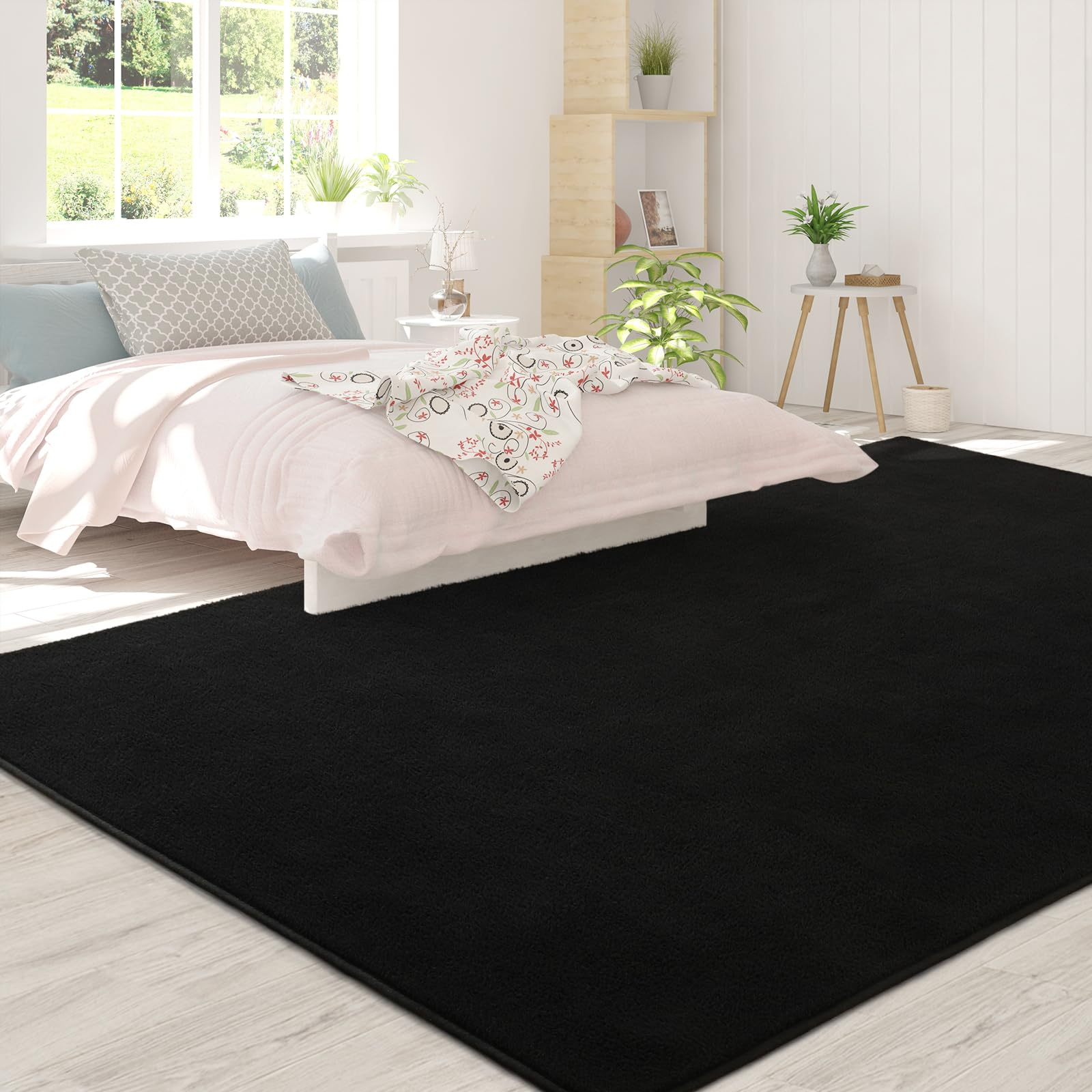 VIKAMA Solid Color Living Room - Baby Nursery Rug ulasan dan harga