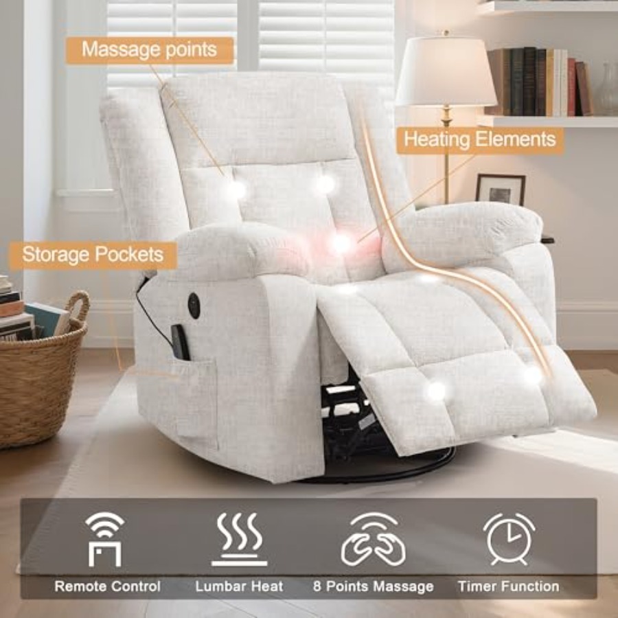 Rocker Recliner, Glider Reclin - Rocking Chair Nursery ulasan dan harga