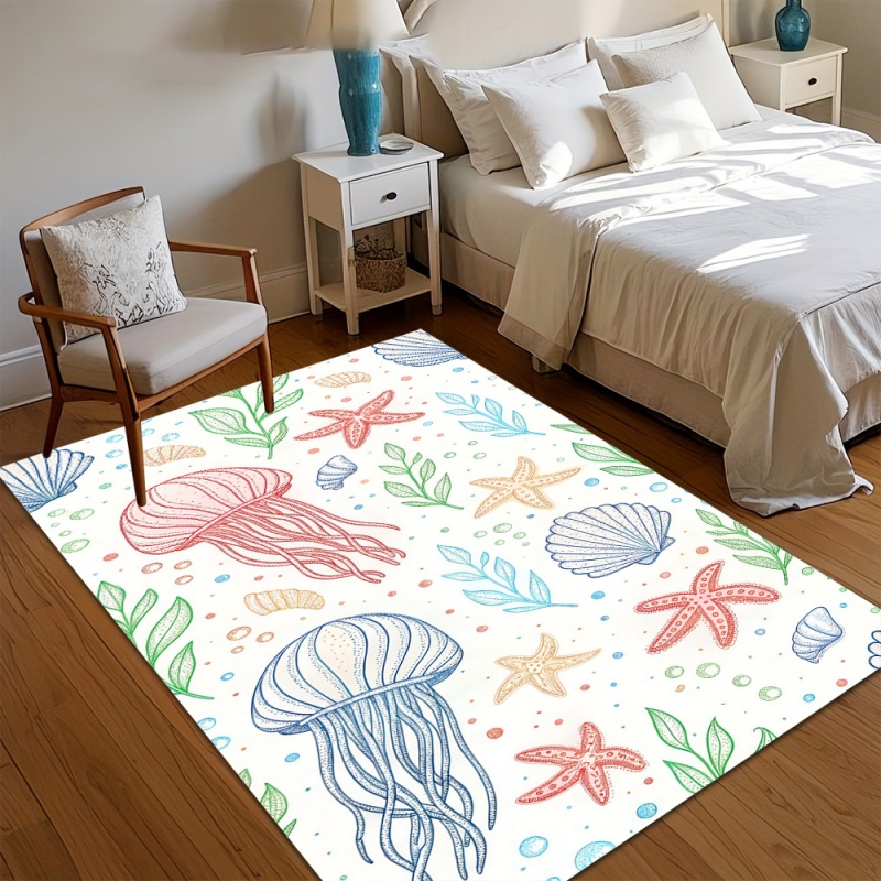 Cartoon Space Hopscotch Number - Baby Nursery Rug ulasan dan harga