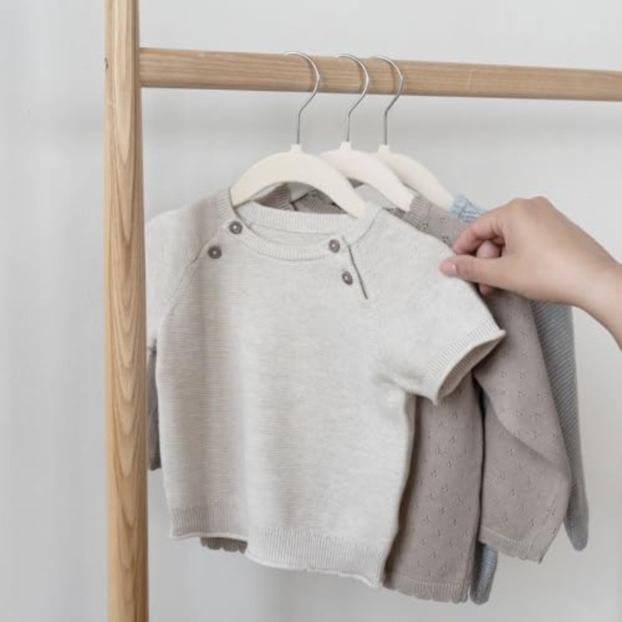 Velvet Baby Hangers NonSlip Ha - Baby Nursery Colors ulasan dan harga