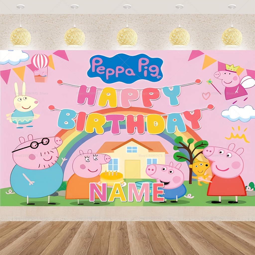 Custom Name Cartoon Peppa Pig  - Baby Food Processor ulasan dan harga