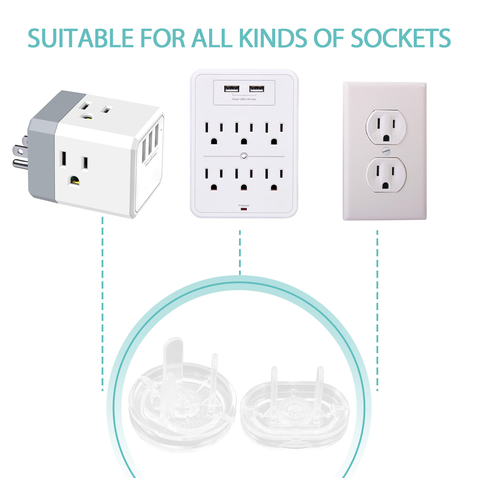 1Set Babyproof Outlet Covers P - Outlet Cover Childproof ulasan dan harga