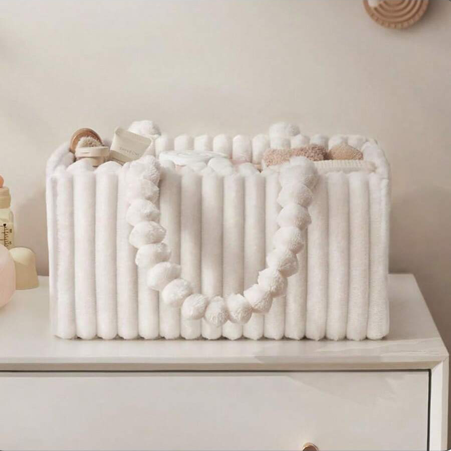 Flannel Diaper Caddy Organizer - Baby Nursery Organization Ideas ulasan dan harga