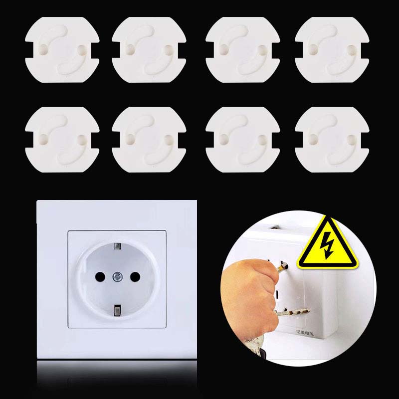 10Pcs EU Power Socket Electric - Outlet Cover Childproof ulasan dan harga