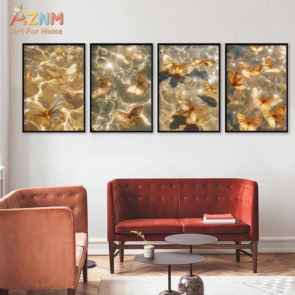 AZNM Cute Cartoon Animal Canva - Baby Nursery Animal Prints ulasan dan harga