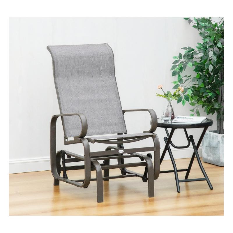 Single Glider Rocking Chair, C - Baby Nursery Glider Chair ulasan dan harga