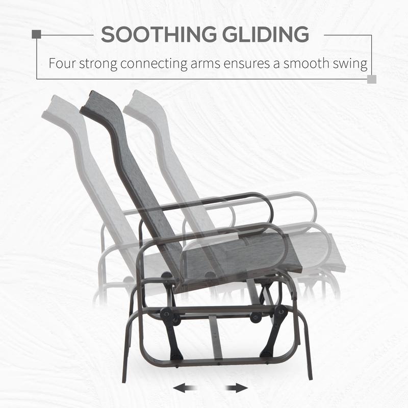 Single Glider Rocking Chair, C - Baby Nursery Glider Chair ulasan dan harga