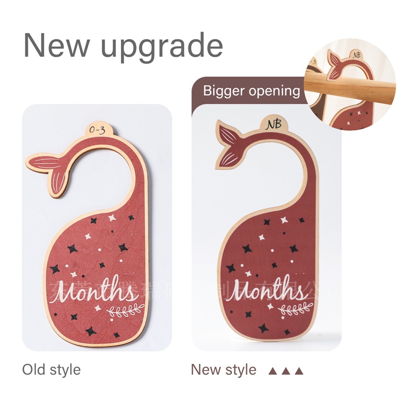 Wooden Baby Clothes Dividers W - Baby Nursery Age ulasan dan harga
