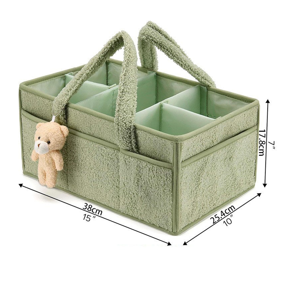 PANGDUBE Plush Diaper Stackers - Diaper Caddy Organizer ulasan dan harga