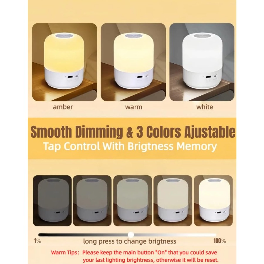 Portable Baby Night Light, 3 C - Baby Nursery Colors ulasan dan harga