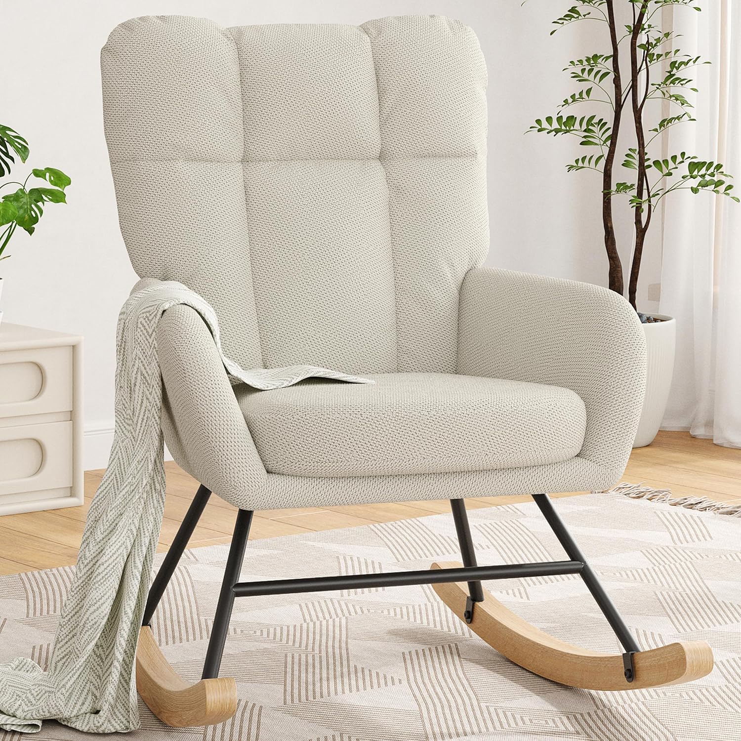 Rocking Chair Nursery, Teddy B - Baby Nursery Rocking Chair ulasan dan harga