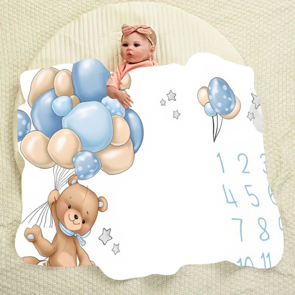 Baby Blanket with Cute Cartoon - Baby Nursery Colors ulasan dan harga
