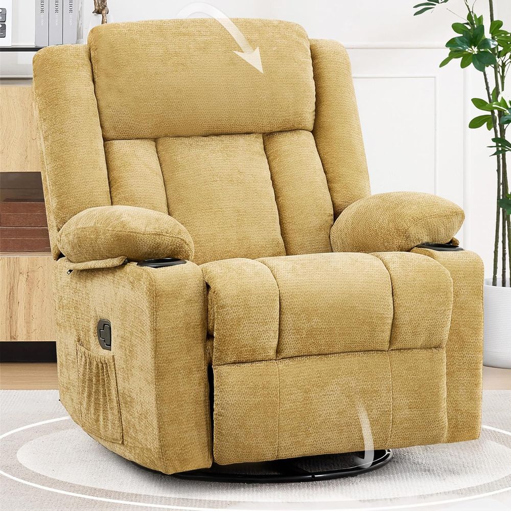 360° Swivel Rocker Recliner Ch - Rocking Chair Nursery ulasan dan harga