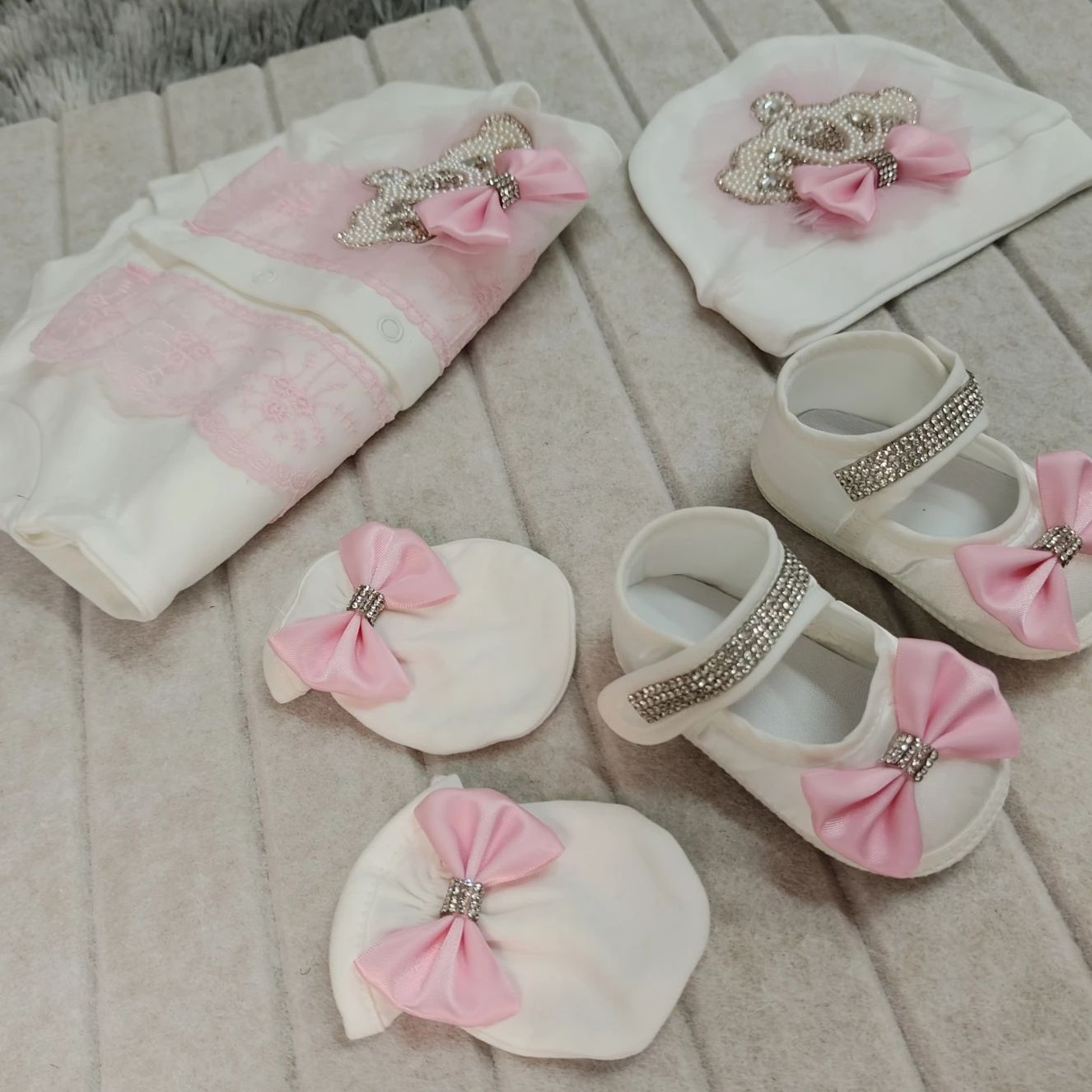 Welcome Home Baby Romper Mitte - Baby Nursery Pink ulasan dan harga