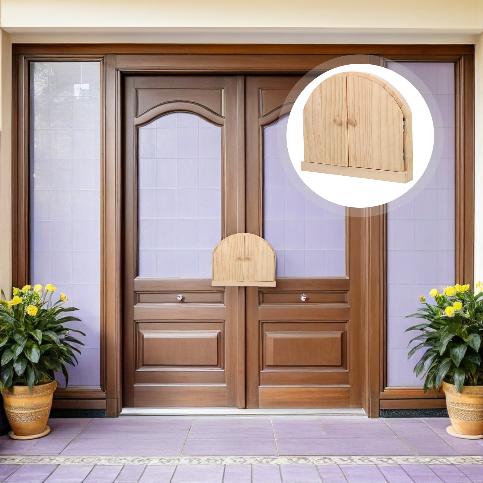 Wooden Fairy Door Switch Guard - Outlet Cover Childproof ulasan dan harga