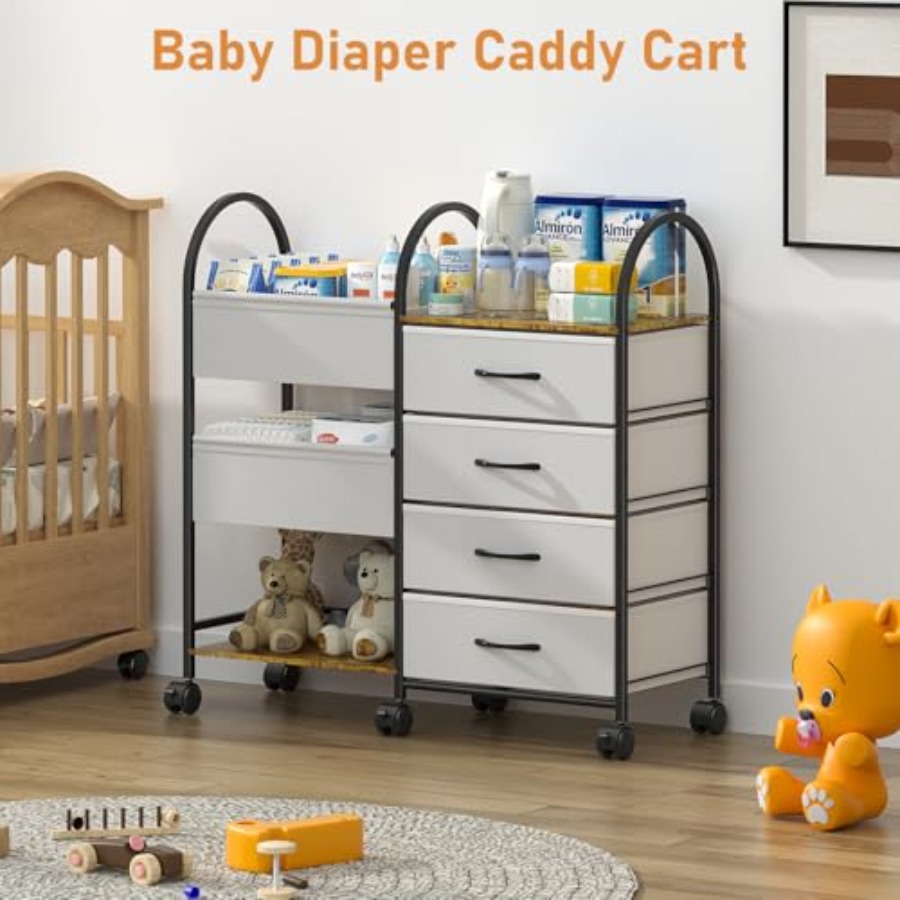 Baby Diaper Caddy Organizer Ca - Diaper Caddy Organizer ulasan dan harga