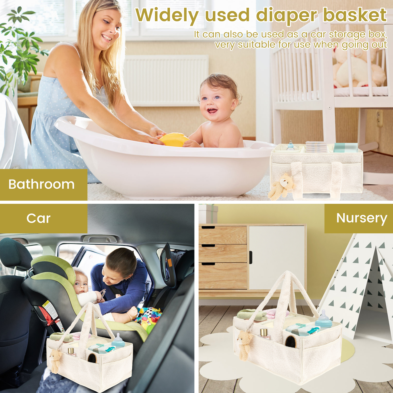 Diaper Bag for Baby Newborn Po - Diaper Caddy Organizer ulasan dan harga