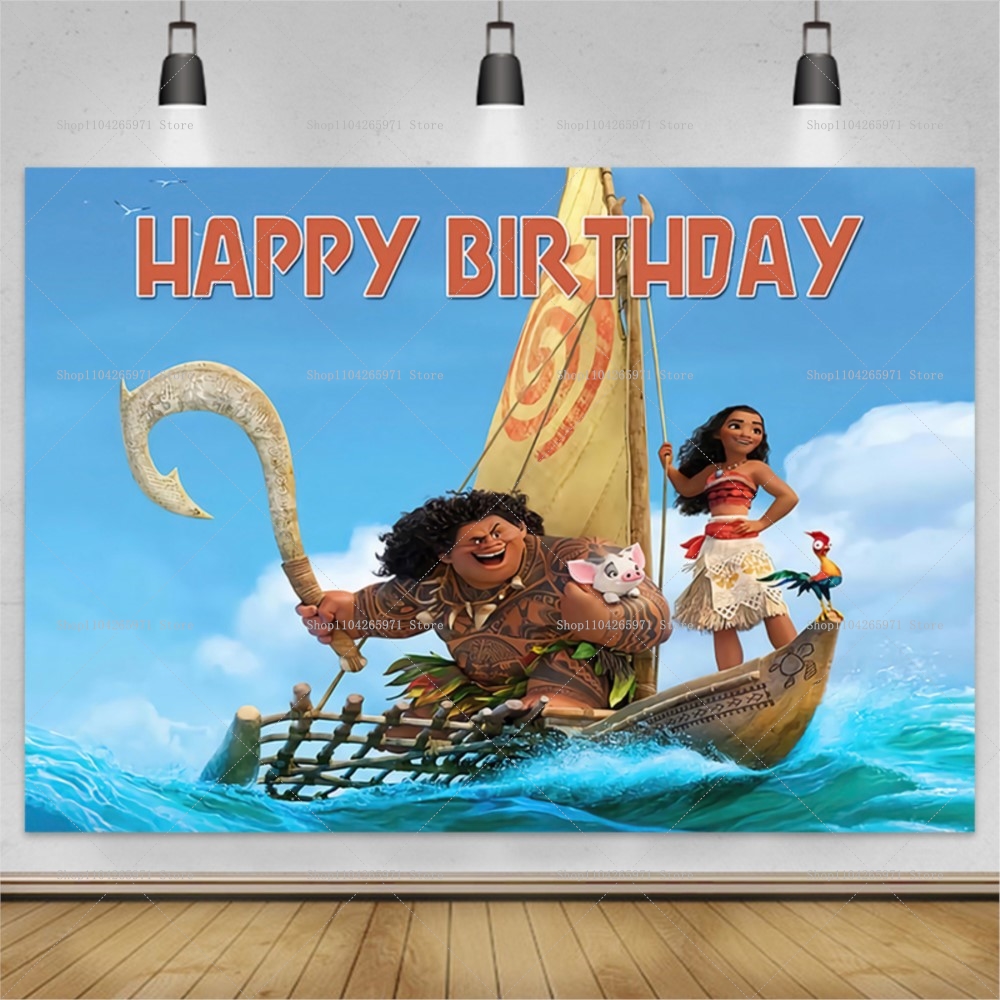 Baby Moana Theme Summer Birthd - Baby Food Processor ulasan dan harga