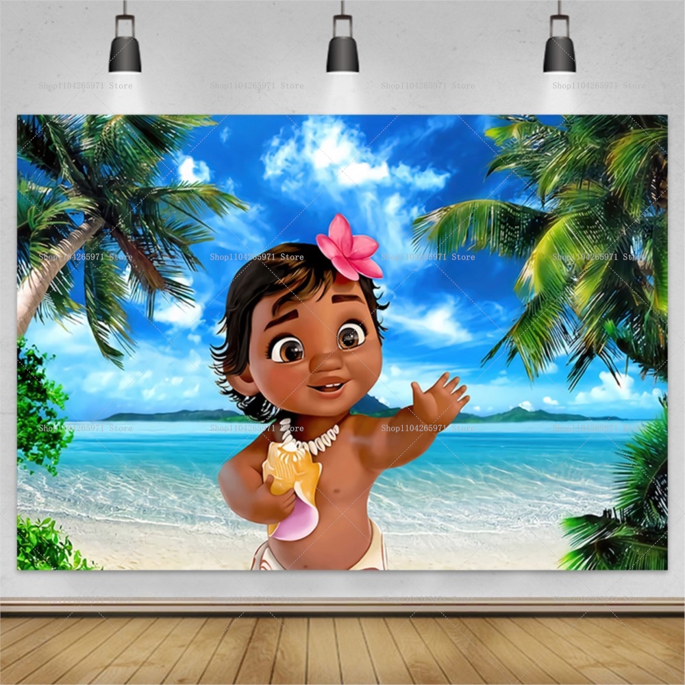 Baby Moana Theme Summer Birthd - Baby Food Processor ulasan dan harga