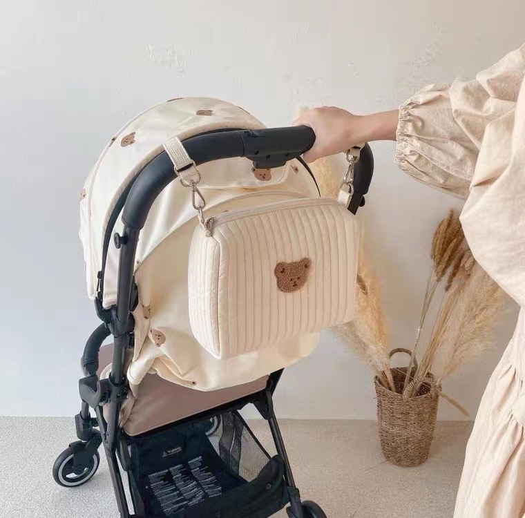 Embroidered Mommy Bag Handbag  - Diaper Caddy Organizer ulasan dan harga